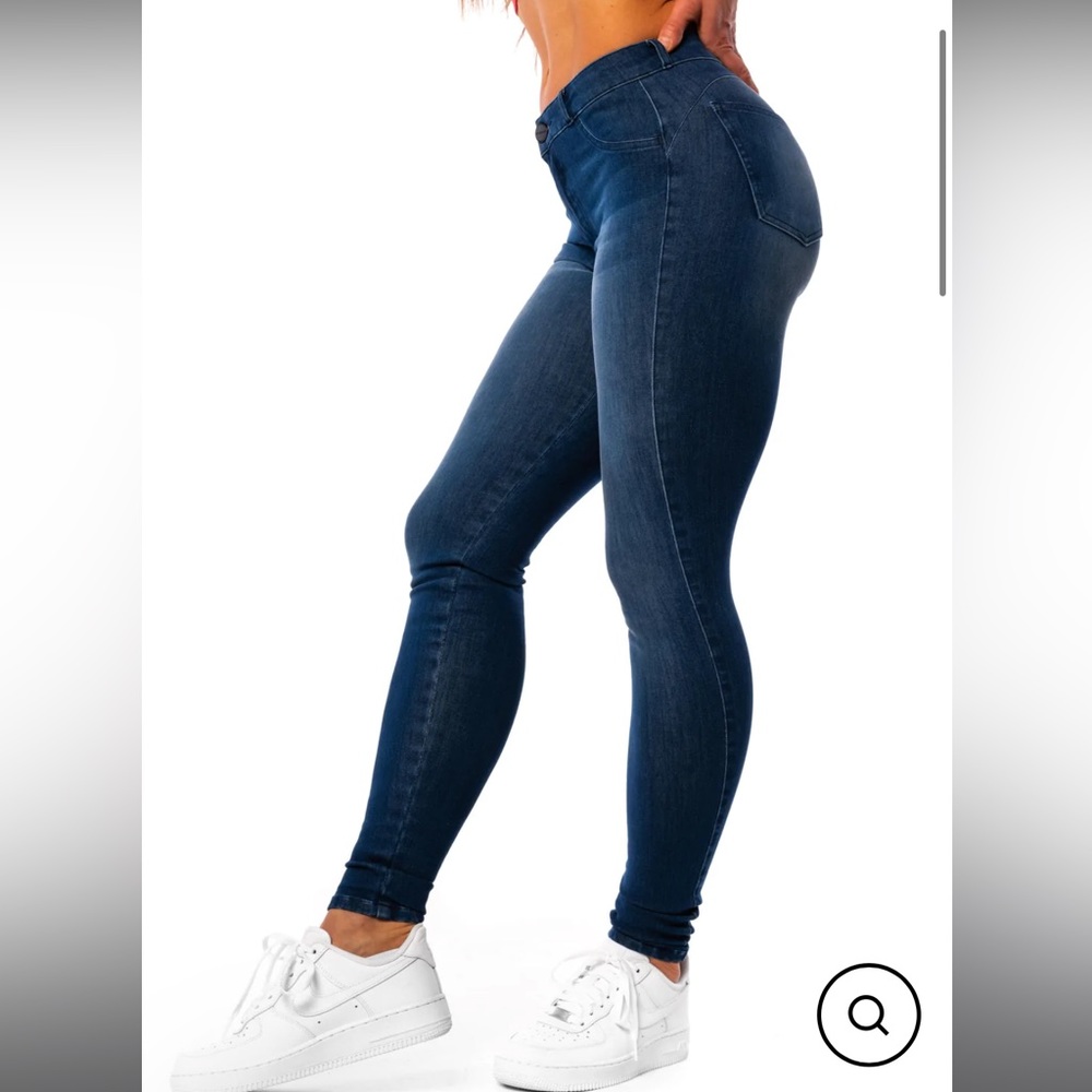 Fit jeans blue indigo size small
